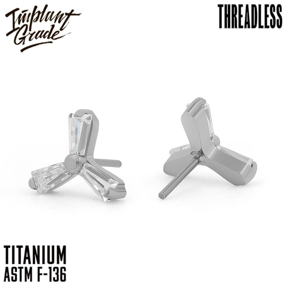 Threadless Trefoil top