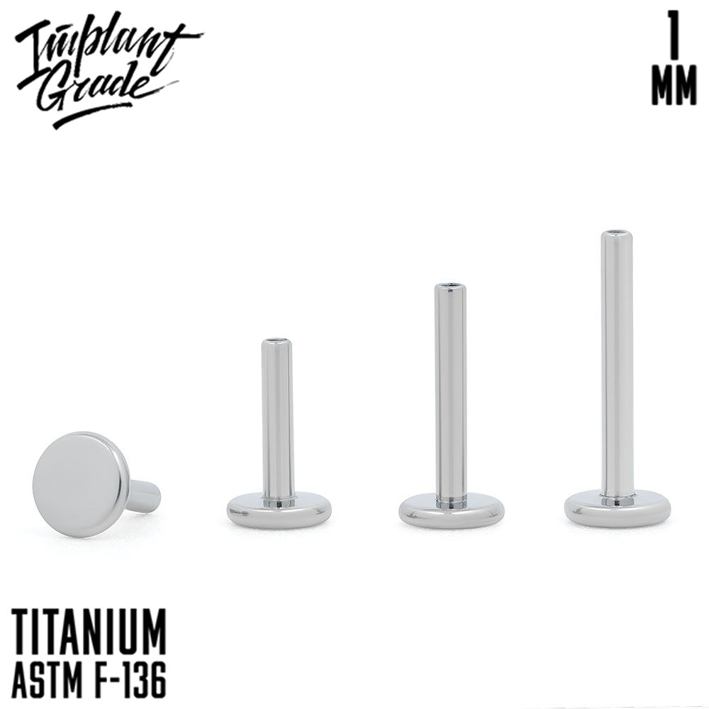 Labret post 1 (18 G)