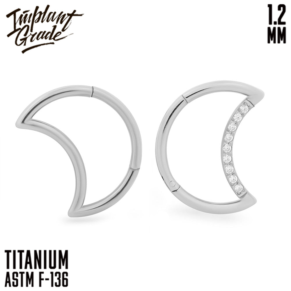 Moon Hinged Segment Ring 1.2 (16 G)