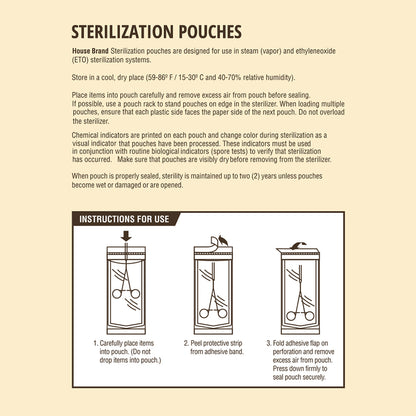 Self-sealing sterilization pouches 3-AE.PRO (200 pcs box)