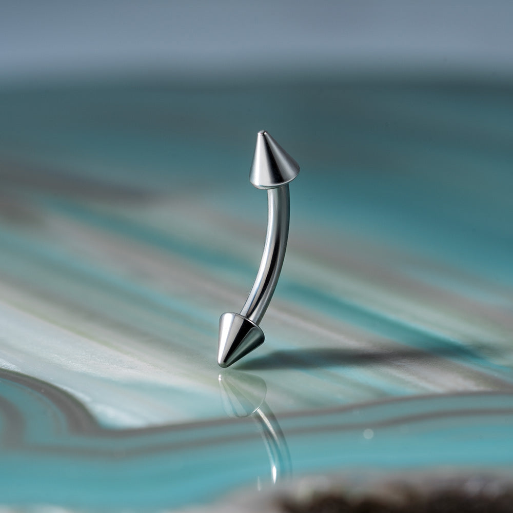 Cone Curved barbell 1.2 (16 G)