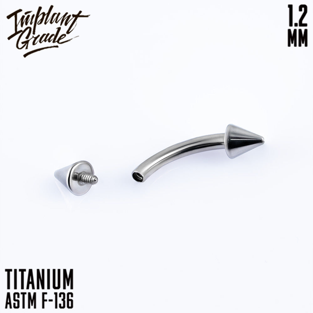 Cone Curved barbell 1.2 (16 G)