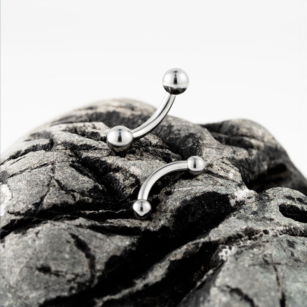 Curved barbell 1.6 (14 G)