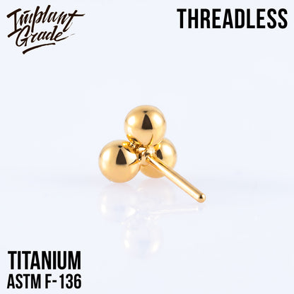 Threadless trinity top