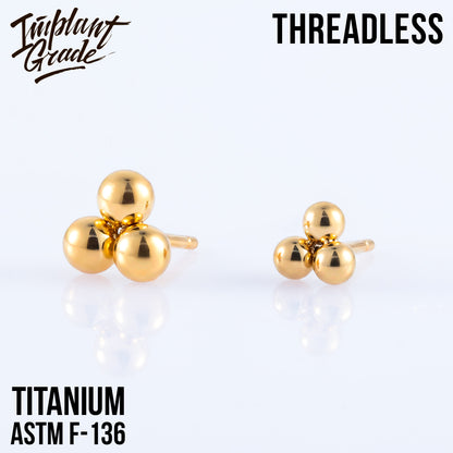 Threadless trinity top