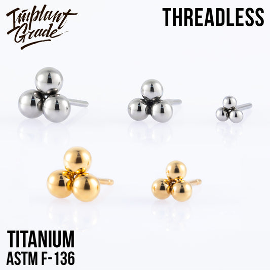 Threadless trinity top