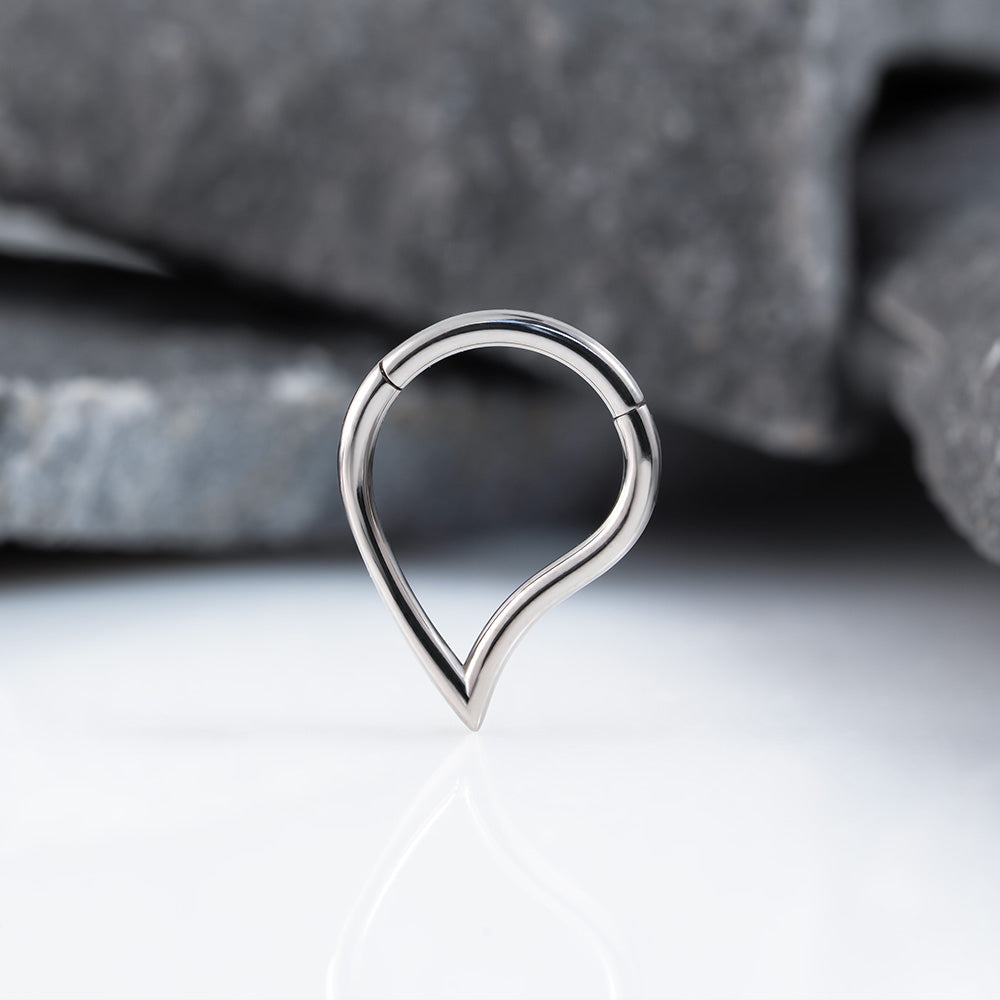 Teardrop Hinged Segment Ring 1.2 (16 G)