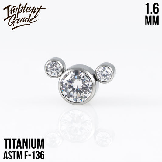3 Stones “Crystal” Cluster 1.6