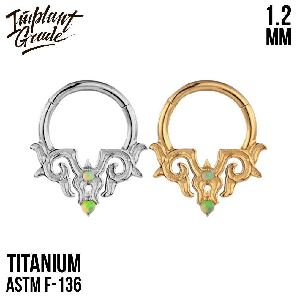 Eclectic Hinged Segment Ring 1.2 (16 G)