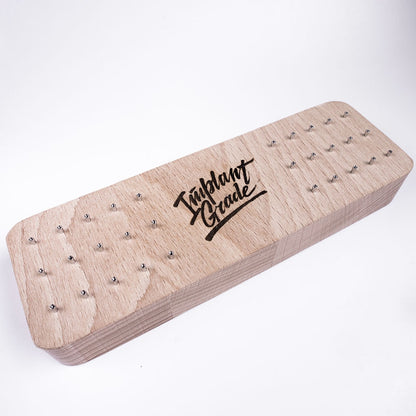 Wood display for attachments