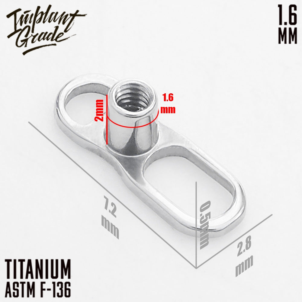 Microdermal anchor L 1.6 (14 G)