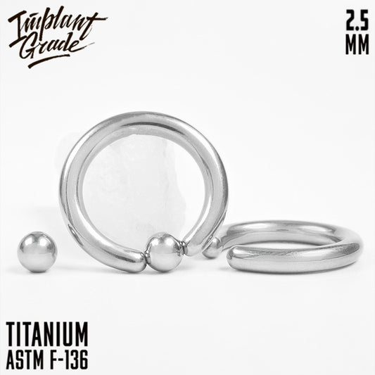 Captive Bead Ring 2.5 mm (10 G)