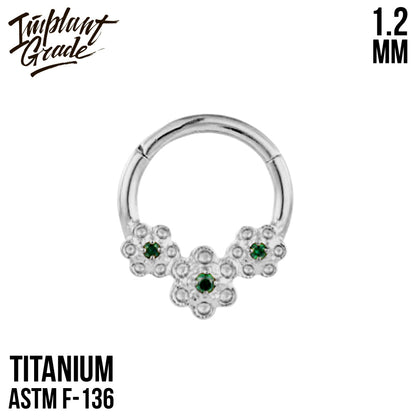 Flower Hinged Segment Ring 1.2 (16 G)