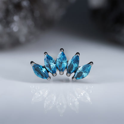 5 Stones Marquise Cluster 1.2