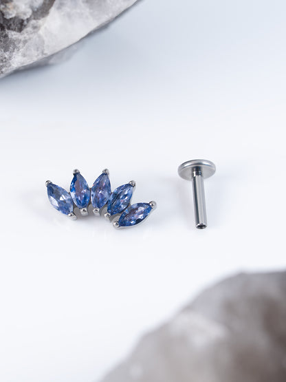 5 Stones Marquise Cluster 1.2