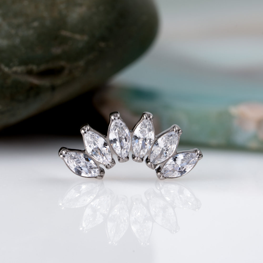 6 Stones Marquise Cluster 1.2