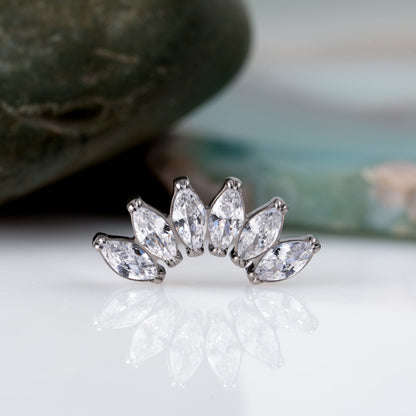 6 Stones Marquise Cluster 1.2