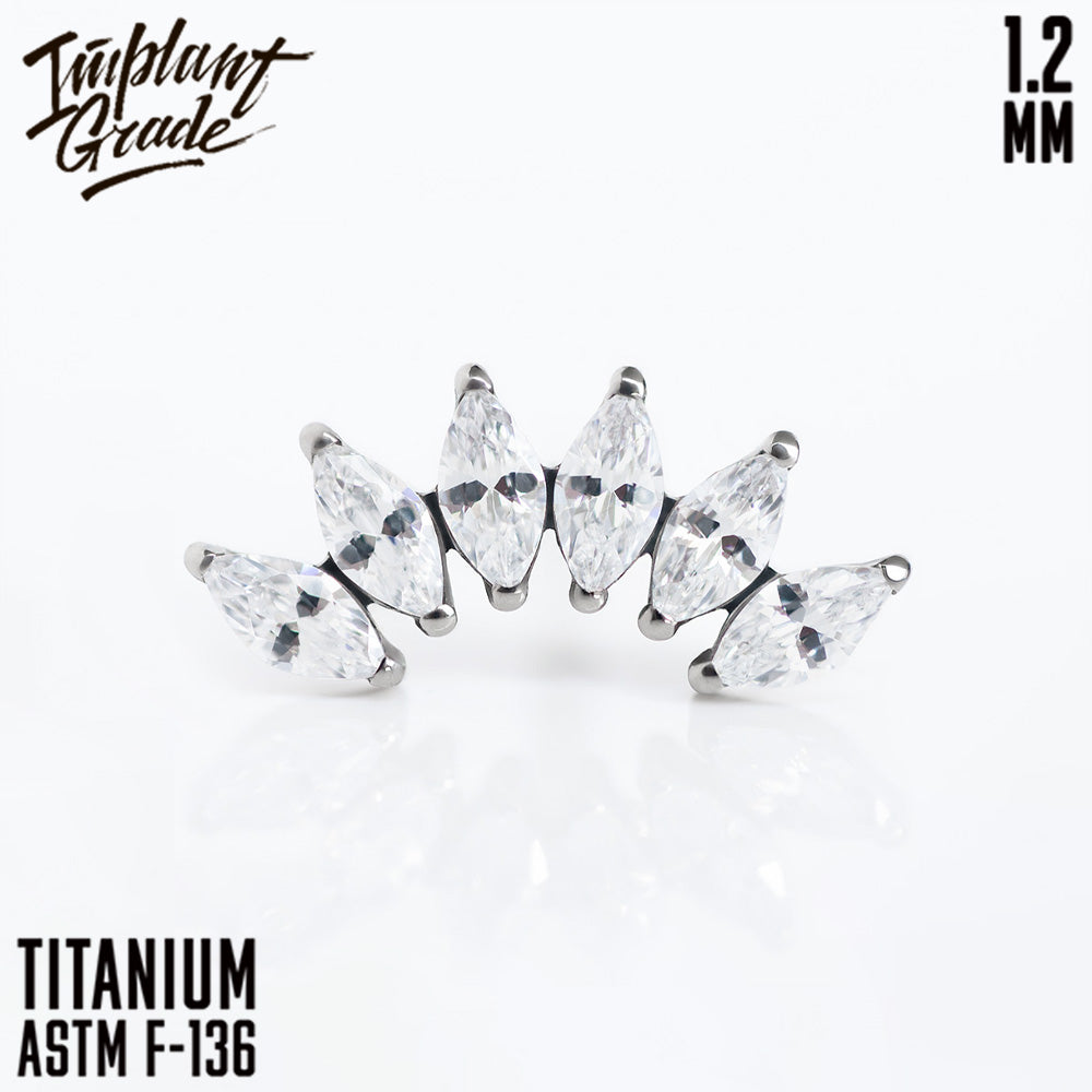 6 Stones Marquise mini Cluster 1.2