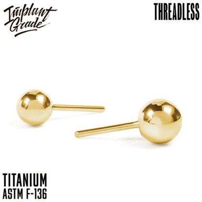Threadless ball top