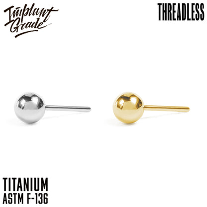 Threadless ball top