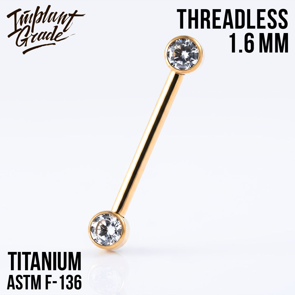Threadless ANNIE Nipple Bar 1.6 (14 G)