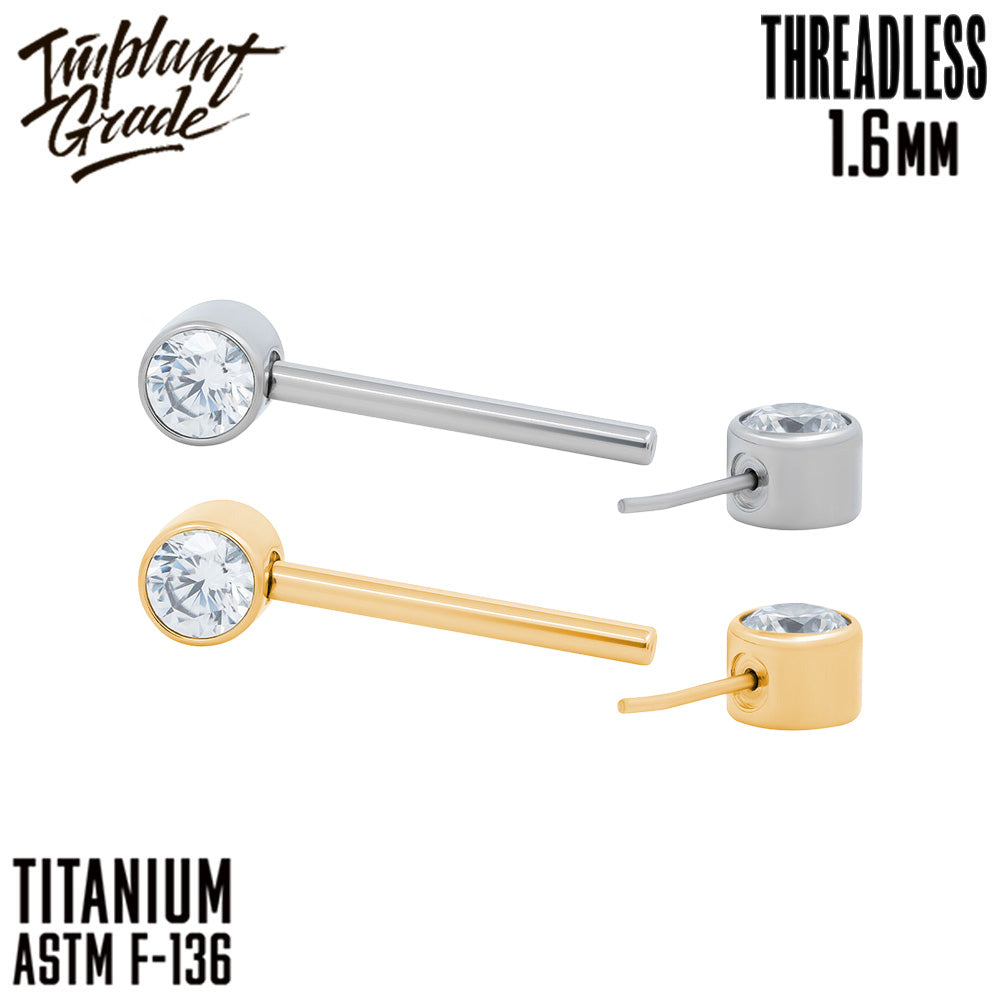 Threadless ANNIE Nipple Bar 1.6 (14 G)