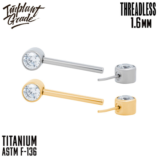 Threadless ANNIE Nipple Bar 1.6 (14 G)