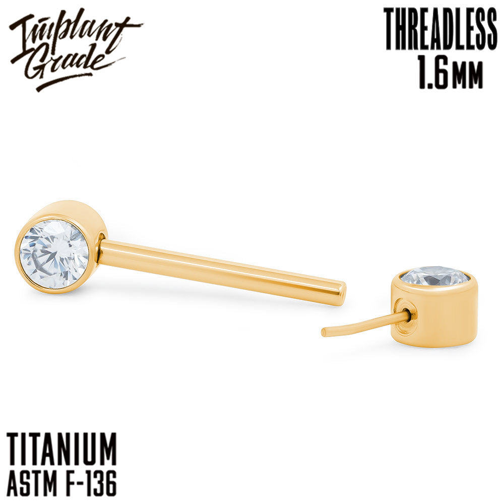 Threadless ANNIE Nipple Bar 1.6 (14 G)