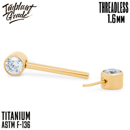 Threadless ANNIE Nipple Bar 1.6 (14 G)