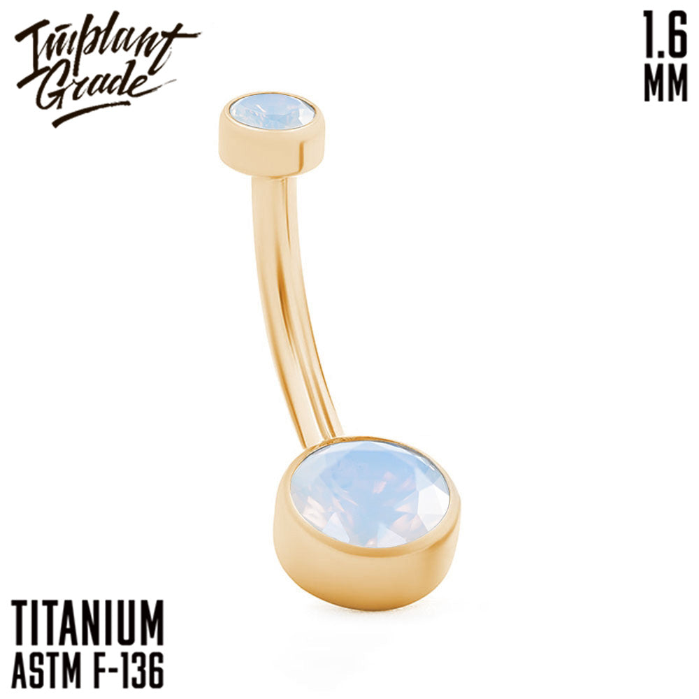Banana Dot White Glass 1.6 (14 G)