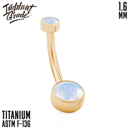 Banana Dot White Glass 1.6 (14 G)