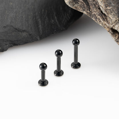 Black labret 1.6 (14 G)