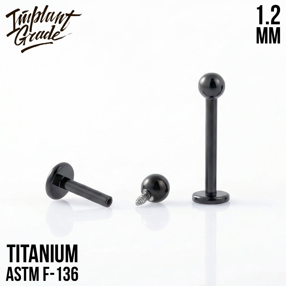 Black labret 1.2 (16 G)