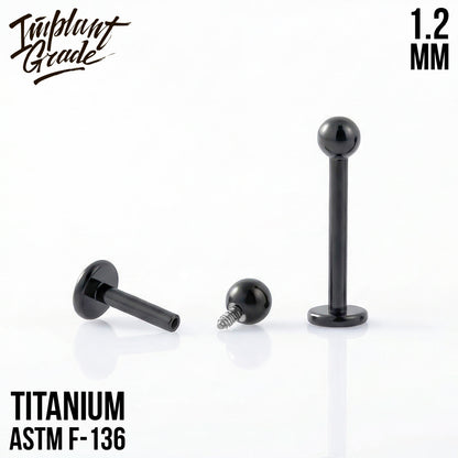 Black labret 1.2 (16 G)
