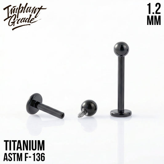 Black labret 1.2 (16 G)