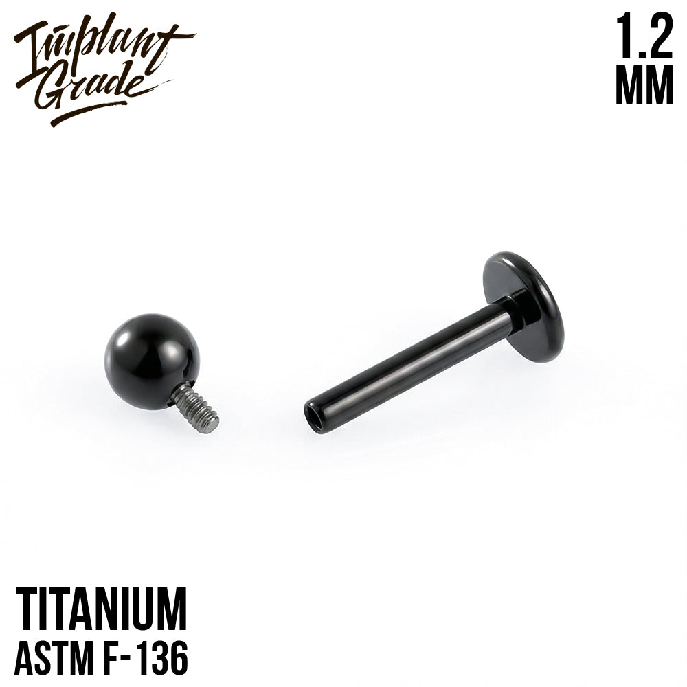 Black labret 1.2 (16 G)