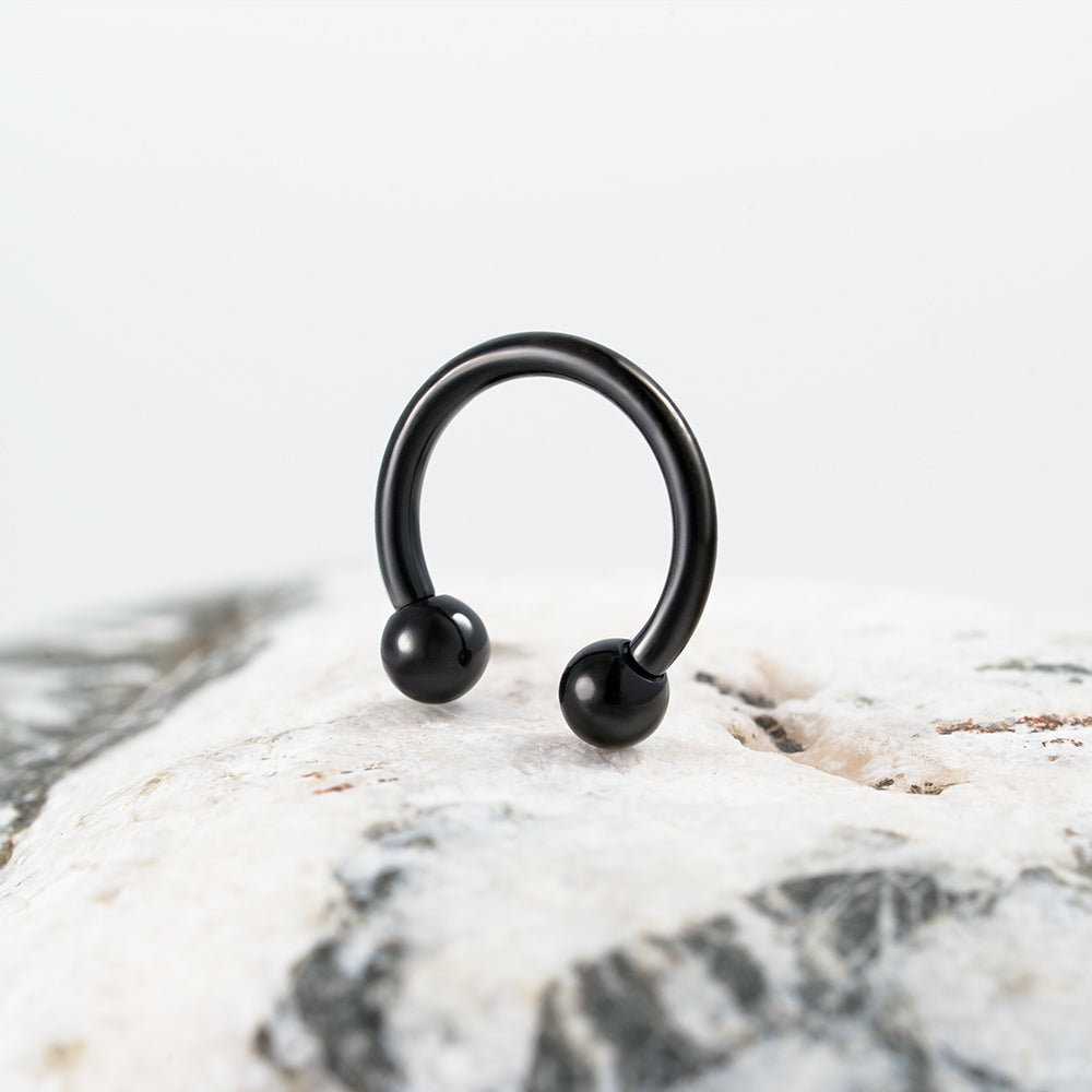 Black circular bar 1.2 (16 G)