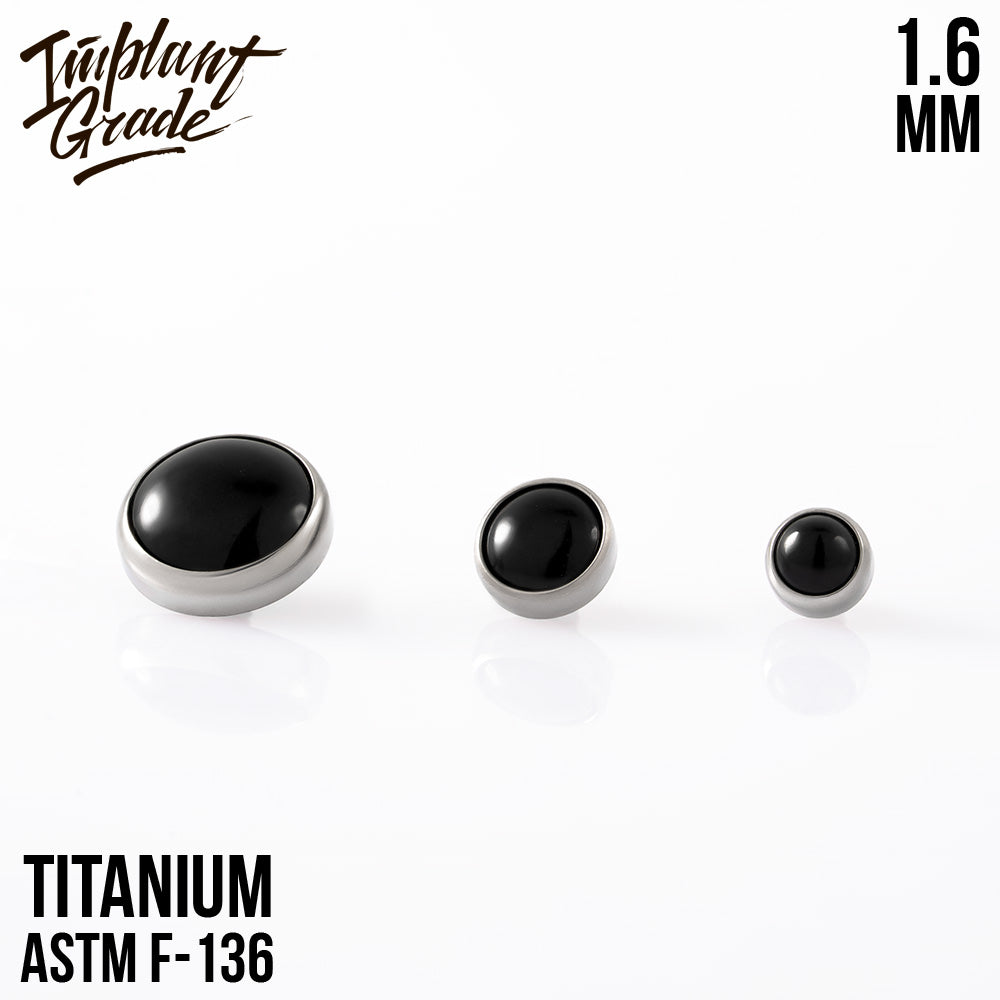 Black onyx stone top 1.6