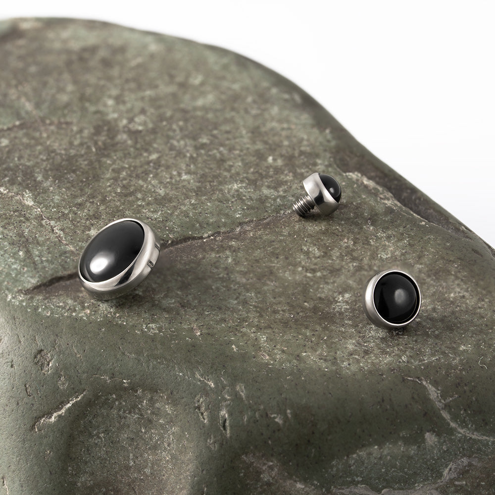 Black onyx stone top 1.6