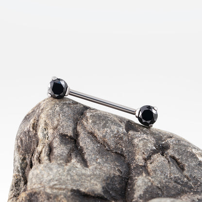 Threadless CZ Nipple Bar 1.2 (16 G)