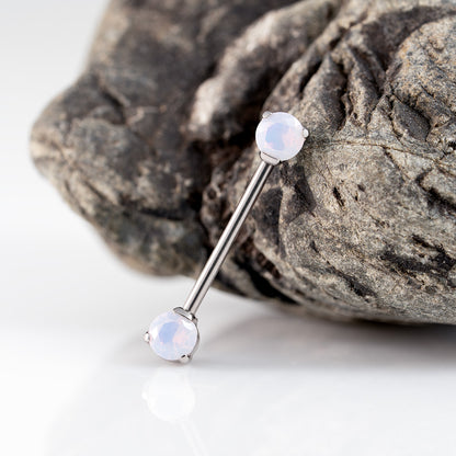 Threadless CZ Nipple Bar 1.2 (16 G)