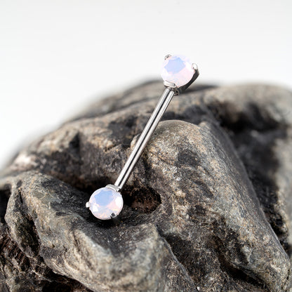 Threadless CZ Nipple Bar 1.2 (16 G)