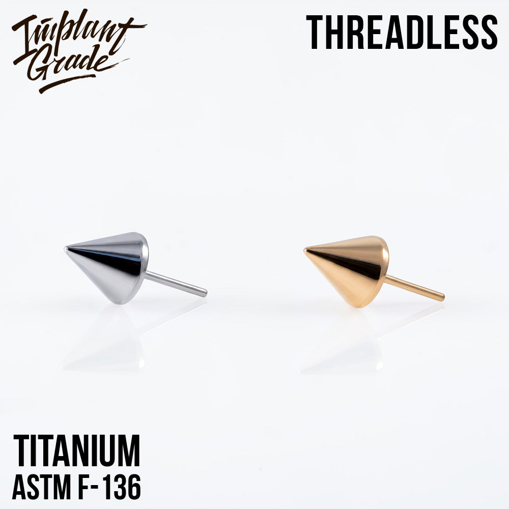 Threadless Cone top