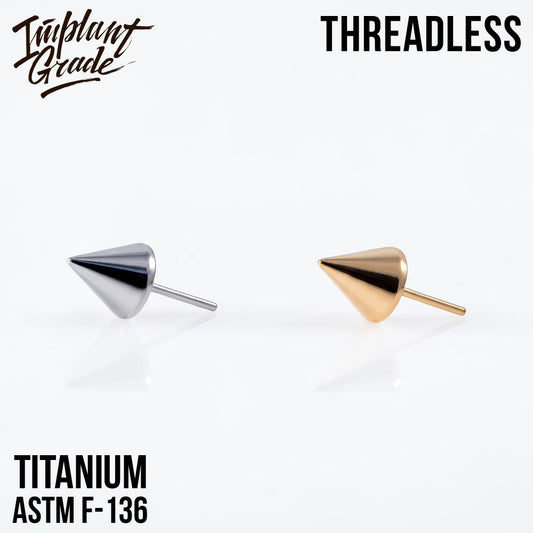 Threadless Cone top
