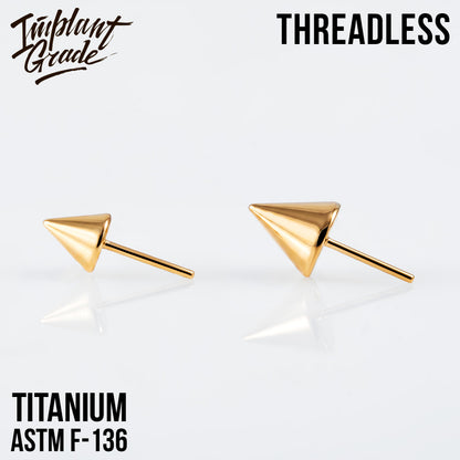 Threadless Cone top