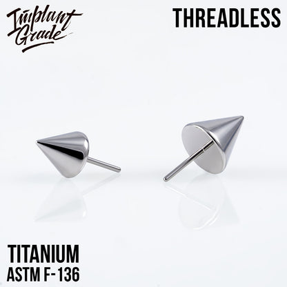 Threadless Cone top