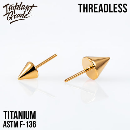Threadless Cone top