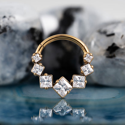 Cubic Hinged Segment Ring 1.2 (16 G)