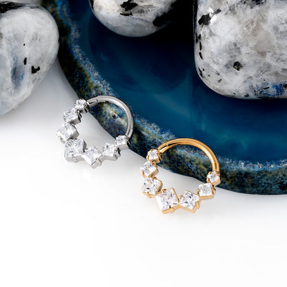 Cubic Hinged Segment Ring 1.2 (16 G)