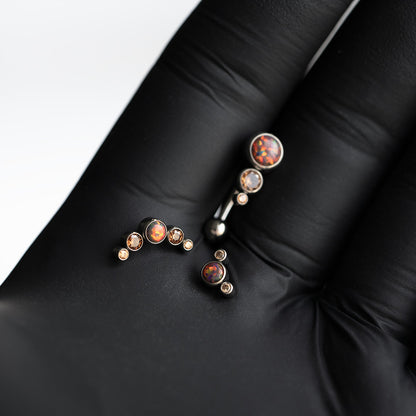 5 Stones "Aperol” Cluster 1.2